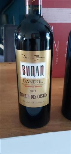 Provence Bandol Domaine S Bunan Moulin des Costes 2021