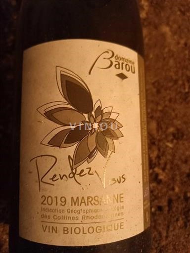 Alpen en Rhônevallei Rhodanische Heuvels Domaine Barou Rendez-vous 2019