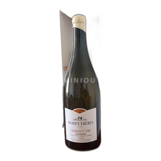 Vin Blanc sec Vaucoupin Domaine Dampt Frères 2022 France Bourgogne Chablis premier cru AOC Premier Cru