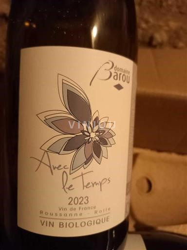 Rhônen laakso Määrittelemätön Domaine Barou Avec le Temps 2023