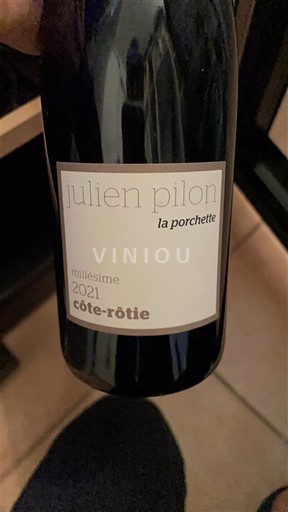 Vallée du Rhône Côte-rôtie Julien Pilon La Porchette 2021