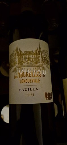 Bordeaux Pauillac Grand Cru Les Tourelles De Longueville 2021