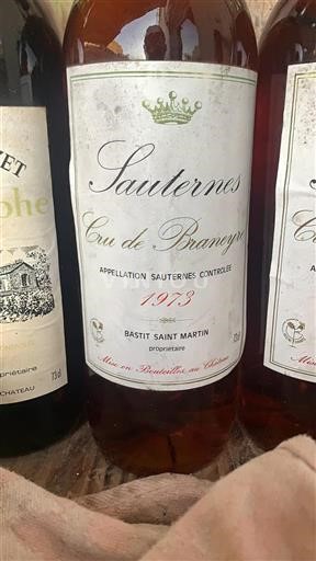 Bordeaux Sauternes Bastit Saint Martin Cru de Braneyre 1973