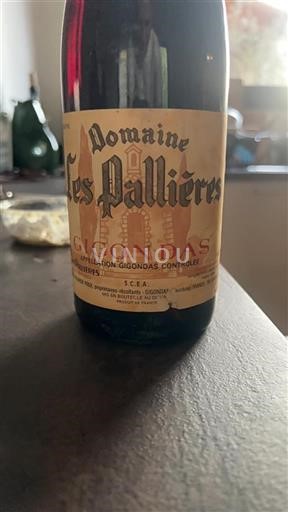 Rhône-dalen Gigondas Les Pallières 1988