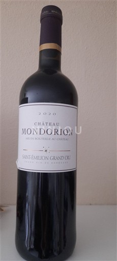Bordo Сент-Емилион Гранд Кру Château Mondorion 2020
