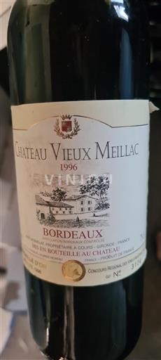 Bordeaux Château Vieux Meillac 1996