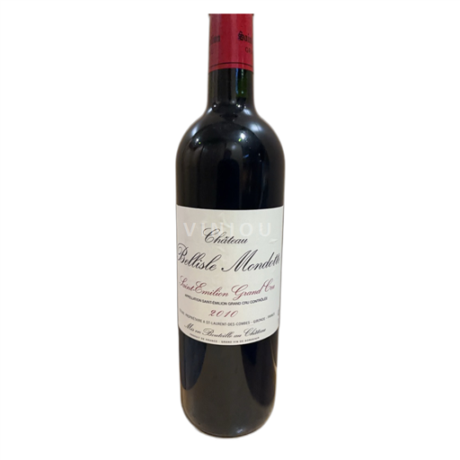 Bordeaux Saint-Émilion Château Bellisle Mondotte 2010