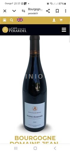 Borgoña Vosne-romanée Jeanclaude Boisset 2020