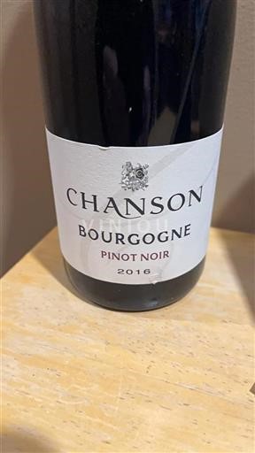 Bourgogne Chanson Pinot Noir 2016
