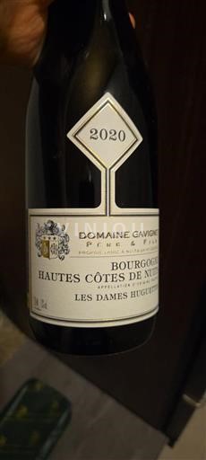 Burgundi Hautes Côtes de Nuits Gavignet Les Dames Huguettes 2020