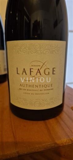 Roussillon Côtes-du-roussillon Domaine Lafage Authentique 2017