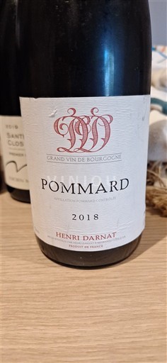 Bourgogne Pommard Grand Cru Henri Darnat 2018