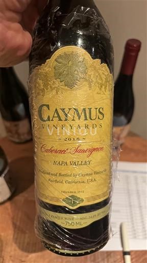 Kalifornialaiset AVA:t Napa Valley Caymus Vineyards Cabernet Sauvignon 2016