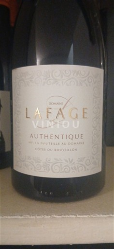 Roussillon Côtes-du-Roussillon Domaine Lafage Authentique 2022