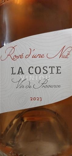 Provenza Coteaux d'Aix-en-Provence Château La Coste Rosé d'une Nuit 2023