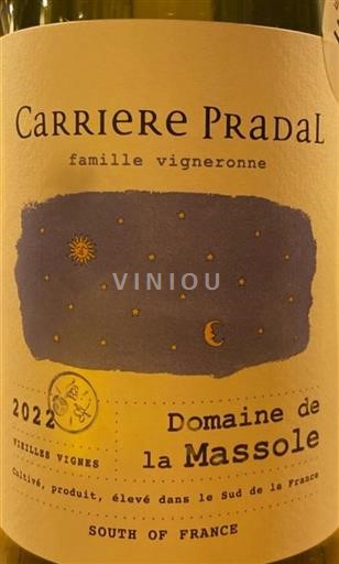 Languedoc-Roussillon Pays d'Oc Carrière Pradal Domaine de la Massole 2022
