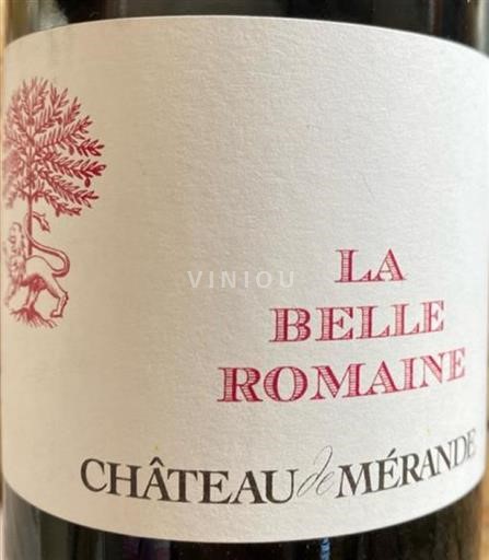 Saboia e Bugey Mondeuse Château Mérande La Belle Romaine 2019