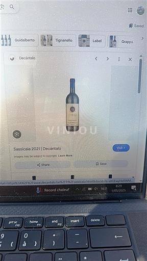 Toskánsko Nespecifikováno Sassicaia 2021