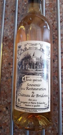 Southwest Monbazillac Château Bridoire spéciale Souvenir de la Restauration 2012