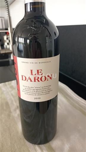 Bordeaux Không được chỉ định Le Daron 2019