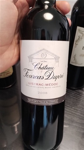 Bordeaux Listrac-Médoc Château Fourcas Dupré 2008