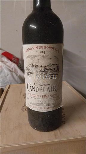 Bordeaux Canon-Fronsac Château Candelaire 2004