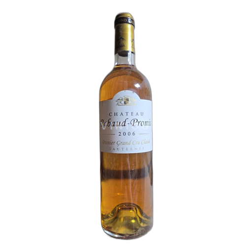 Bordeaux Sauternes Château Rabaudpromis 2006
