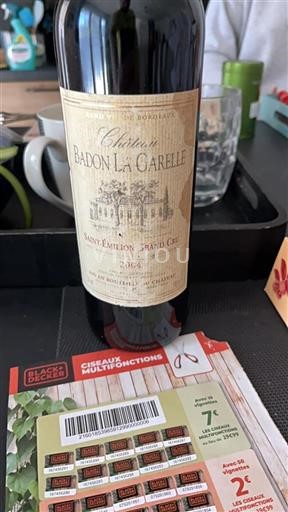 Bordeaux Saint-Émilion Grand Cru Château Badon La Garelle 2004