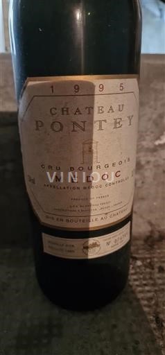 Burdeos Médoc Cru Bourgeois Château Pontey 1995