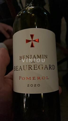 Bordeaux Pomerol Benjamin De Beauregard 2020