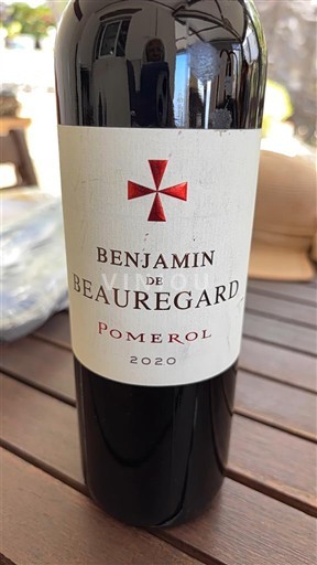 Bordeaux Pomerol Benjamin De Beauregard 2020