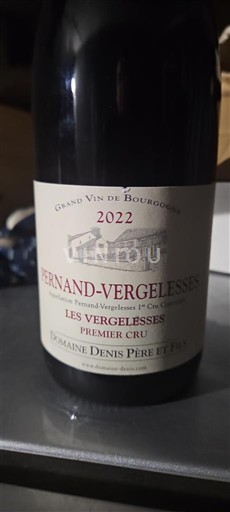 Bourgogne Pernand-vergelesses Premier Cru Denis Père Et Fils Les Vergelesses 2022