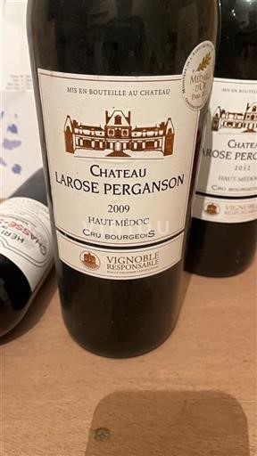 Bordéus Haut-Médoc Château Larose Perganson 2009