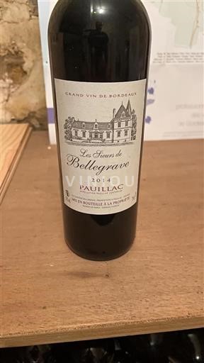 Burdeos Pauillac Belle Grave Les Fleurs de Bellegrave 2014