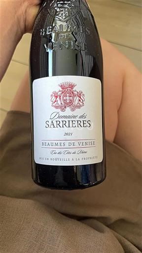 Rhône-dalen Beaumes de Venise Domaine Des Sarrières 2021