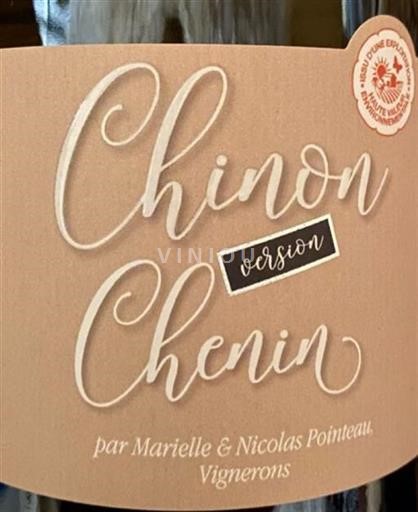 Údolí Loiry Chinon Marielle & Nicolas Pointeau Chinon Version Chenin 2020