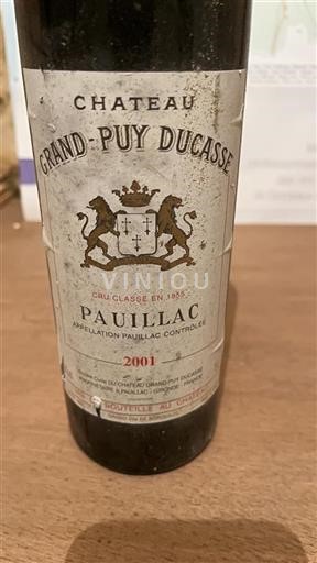 Burdeos Pauillac Grand Cru Grandpuy Ducasse 2001