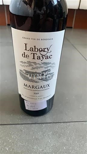 Bordeaux Margaux Labory De Tayac 2019