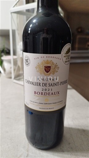 Bordeaux Château Chevalier De Saint Pierre 2021
