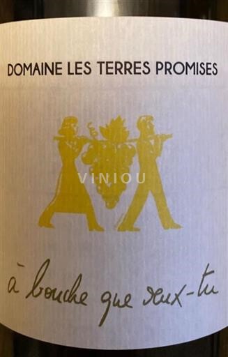 Vin Blanc sec A bouche que veux-tu ? Les Terres Promises 2020 France Provence Coteaux Varois en Provence AOC