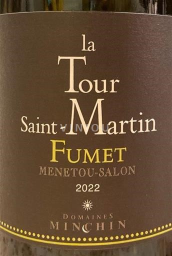 Údolí Loiry Menetou-Salon Domaine S Minchins La Tour Saint-Martin - Fumet 2022