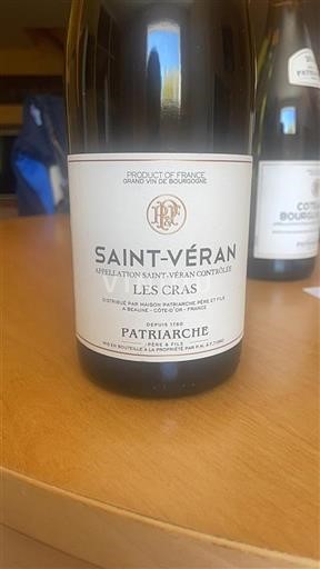 Burgundy Saint-Véran Patriarche Les Cras 2018