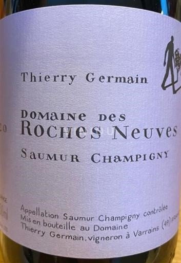 Loiren laakso Saumur-champigny Domaine Thierry Germain Domaine des Roches Neuves 2020