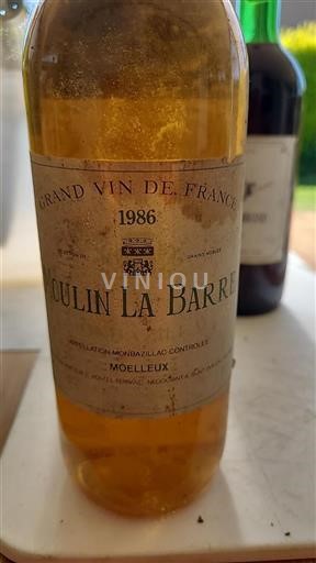 Southwest Monbazillac Moulin La Barre 1986