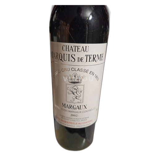 Bordeaux Margaux Marquis De Terme 2002