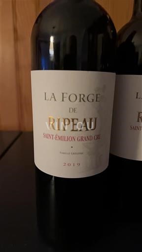 Bordeaux Saint-Émilion Grand Cru Château Ripeau La Forge de Ripeau 2019