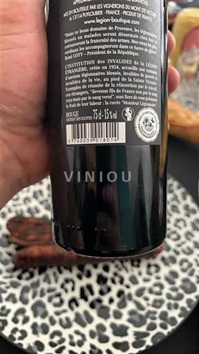 Provence Côtes-de-Provence Vignerons Du Mont Sainte-victoire Monsieur Légionnaire Ikke årgangsbestemt