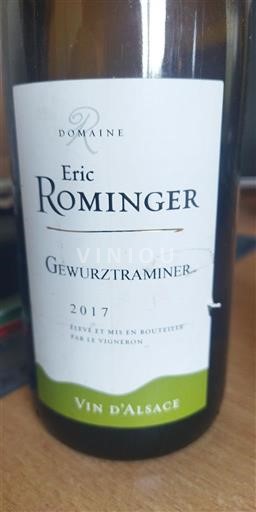Alsace Not Specified Domaine Eric Rominger Gewurztraminer 2017
