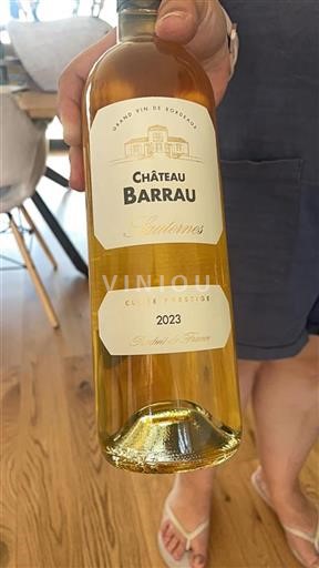Burdeos Sauternes Château Barrau Prestige 2023