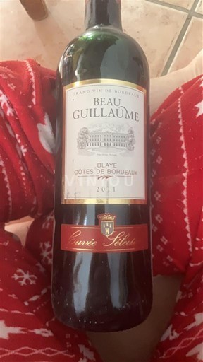 Bordeaux Blaye-Côtes-de-Bordeaux Beau Guillaume Sélection 2011